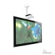 Suporte de teto para TV LED, LCD, Plasma, 3D e Smart TV de 10” a 55” – Brasforma - SBRP 150 - Branco
